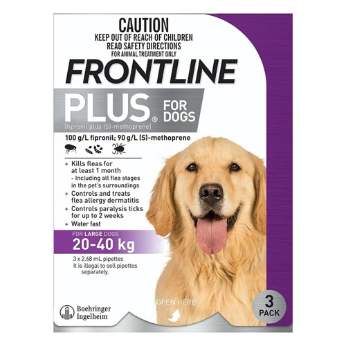 Frontline plus for sales extra large dogs